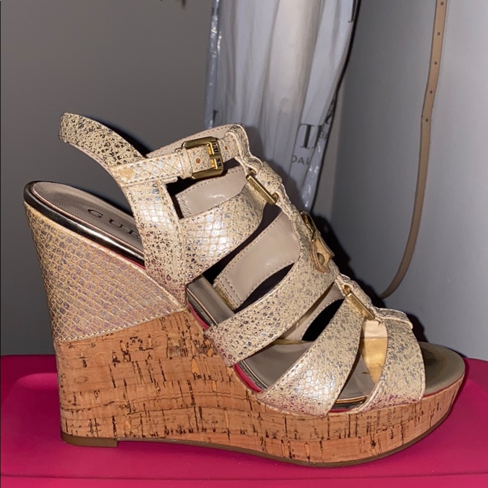 Guess wedge heels